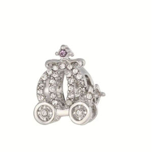 Women's Silver Charm, Purple Accents, Carriage